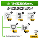 KIT SOLAR 3800Wh