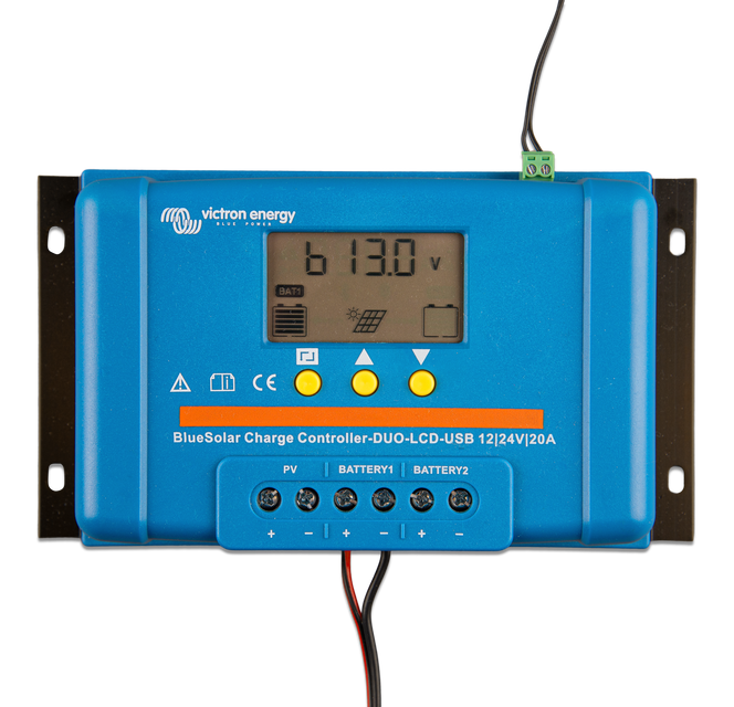 CONTROLADOR VICTRON BLUE SOLAR PWM - LCD Y USB 12/24V-10A