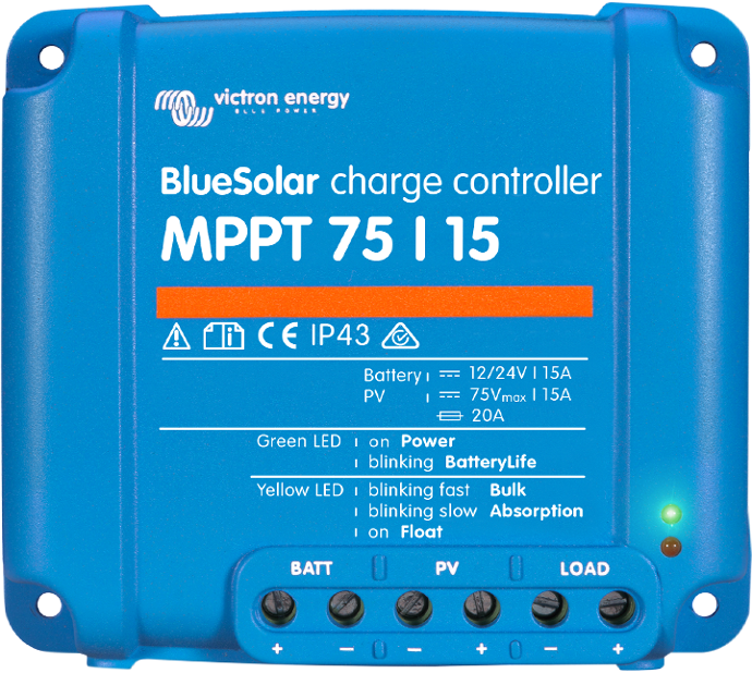 CONTROLADOR VICTRON BLUE SOLAR MPPT 75/15 (12/24V-15A)