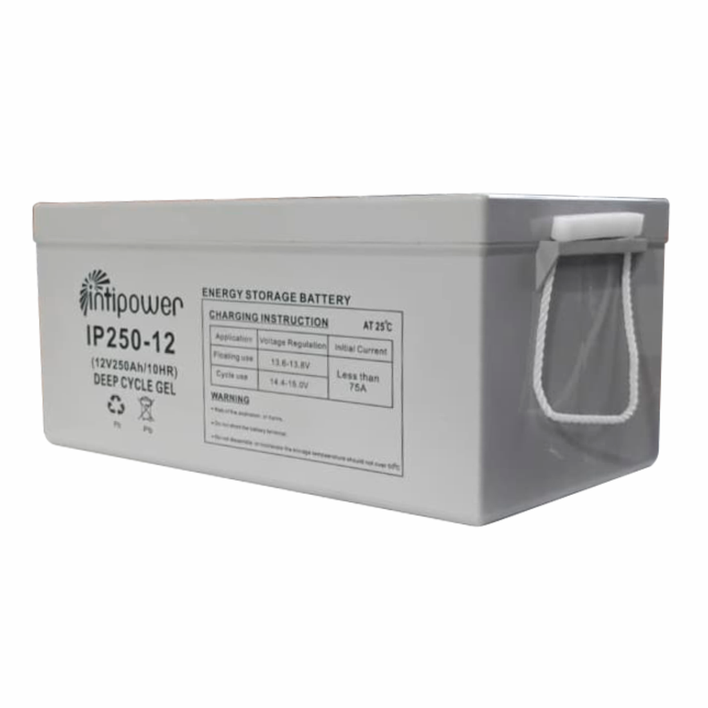 BATERIA INTIPOWER GEL CICLO PROFUNDO 12V-250AH