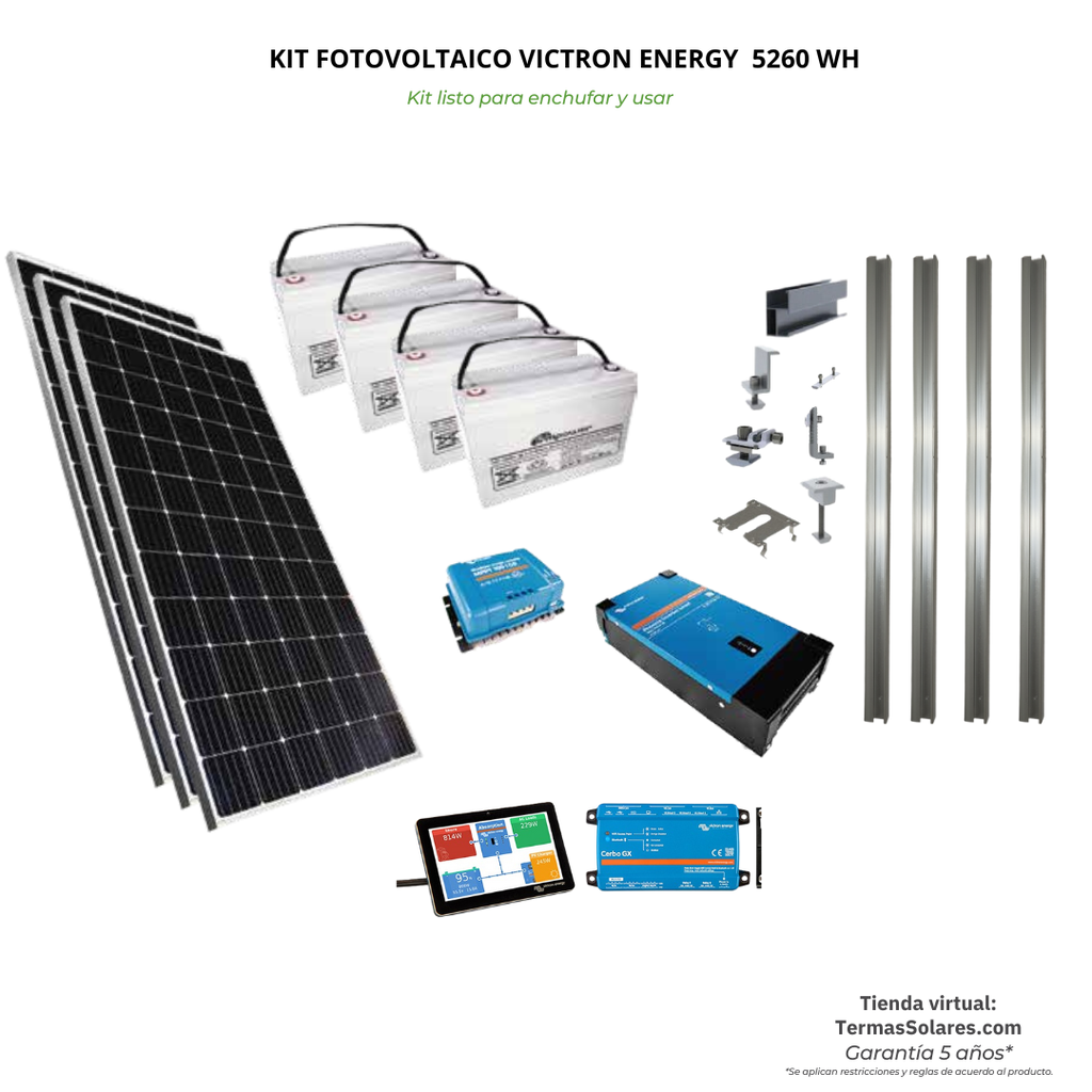 Kit Solar 5260 wh-Aislado