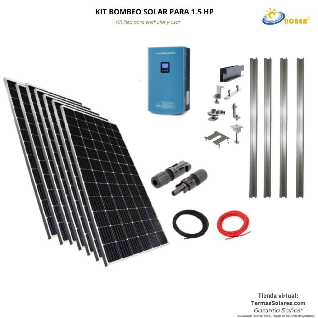 Kit de Bombeo Solar hasta 1.5HP