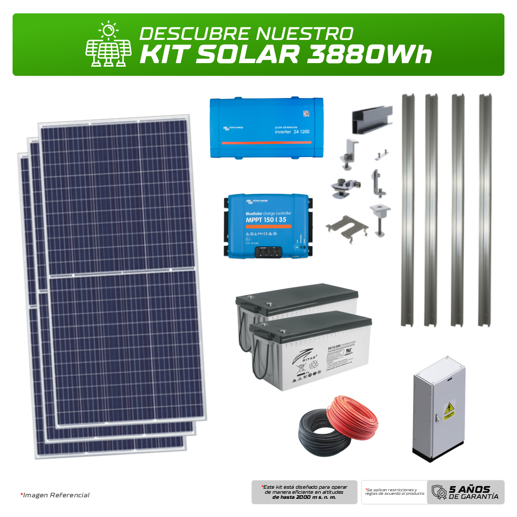 KIT SOLAR 3880Wh